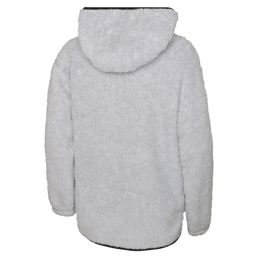 Chicago Blackhawks Girls Youth Ultimate Teddy Fleece Pullover Hoodie - Heather Gray | US 201010050