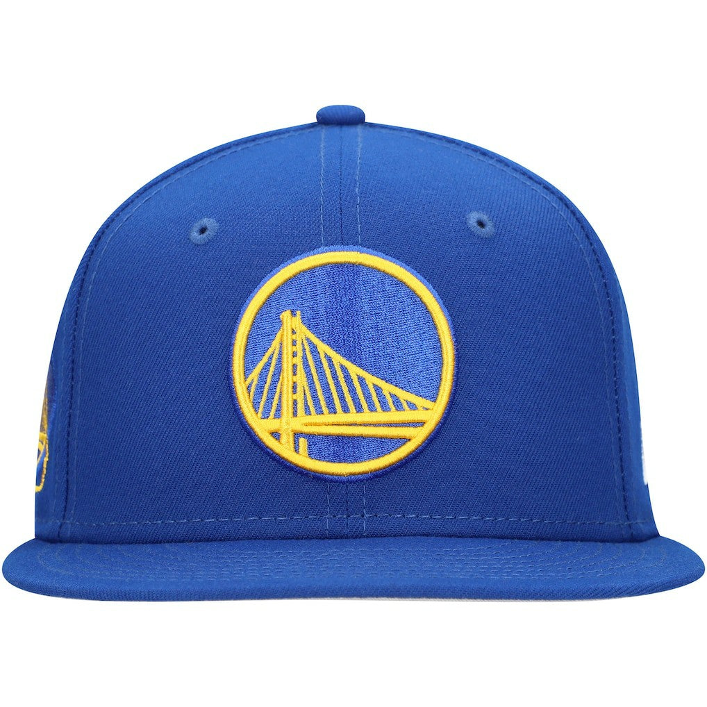 Golden State Warriors Injection State Outline 9FIFTY Snapback Hat Royal - New Era