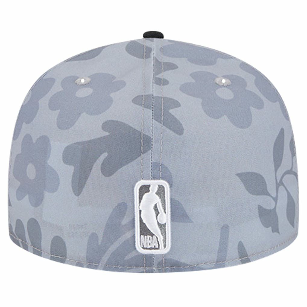Chicago Bulls Palm Fronds 2-Tone 59FIFTY Fitted Hat Gray - New Era