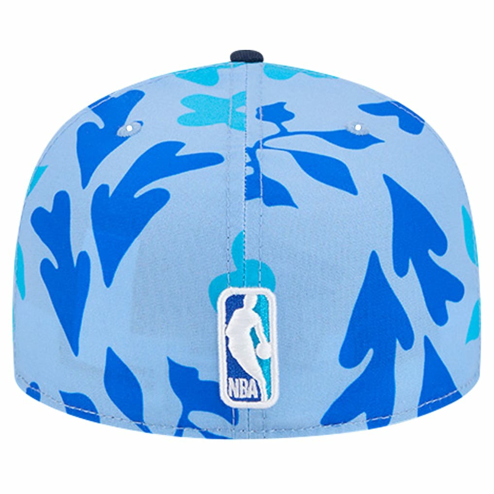 Denver Nuggets Palm Fronds 2-Tone 59FIFTY Fitted Hat Blue - New Era