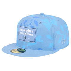 Memphis Grizzlies Palm Fronds 2-Tone 59FIFTY Fitted Hat Blue - New Era outlet