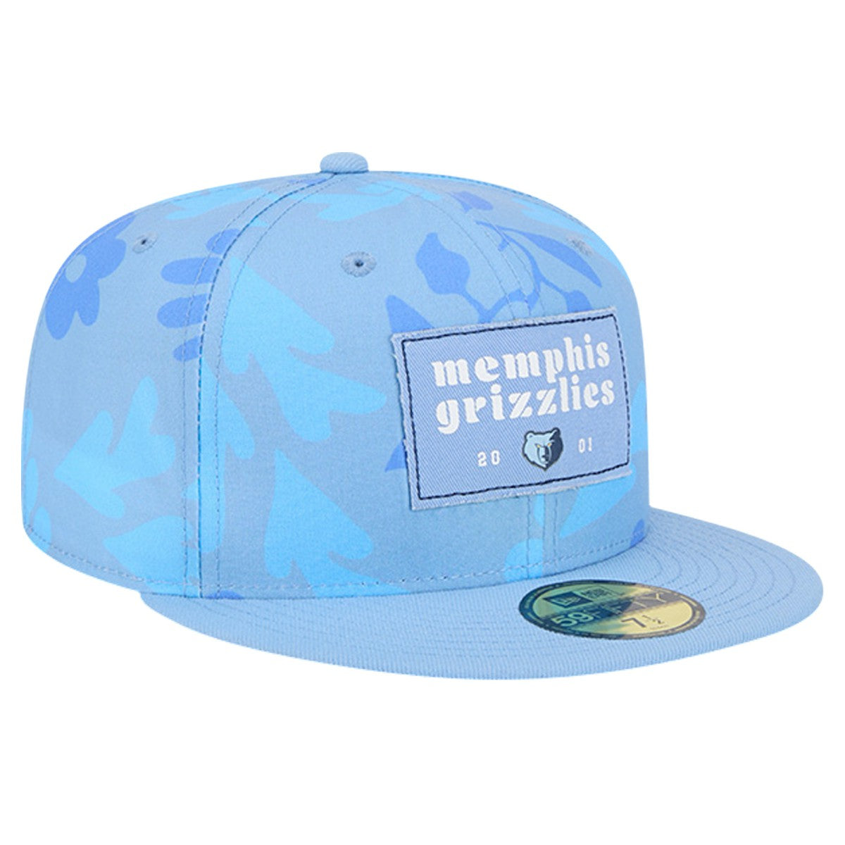 Memphis Grizzlies Palm Fronds 2-Tone 59FIFTY Fitted Hat Blue - New Era outlet