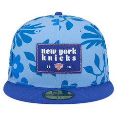 New York Knicks Palm Fronds 2-Tone 59FIFTY Fitted Hat Blue - New Era outlet