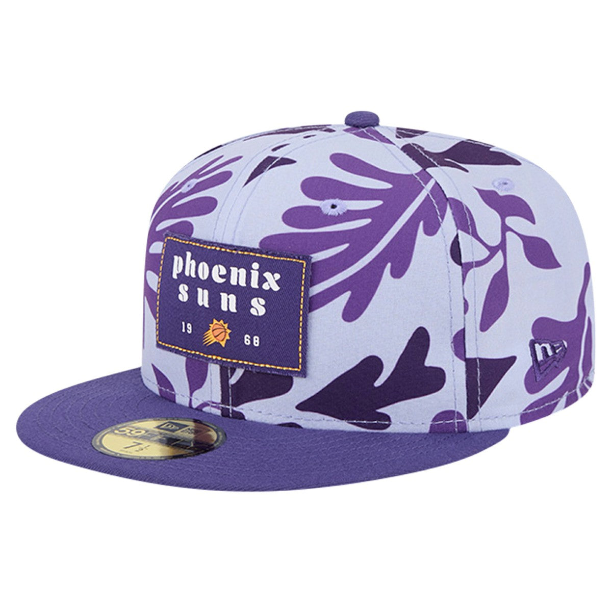 Phoenix Suns Palm Fronds 2-Tone 59FIFTY Fitted Hat Purple - New Era