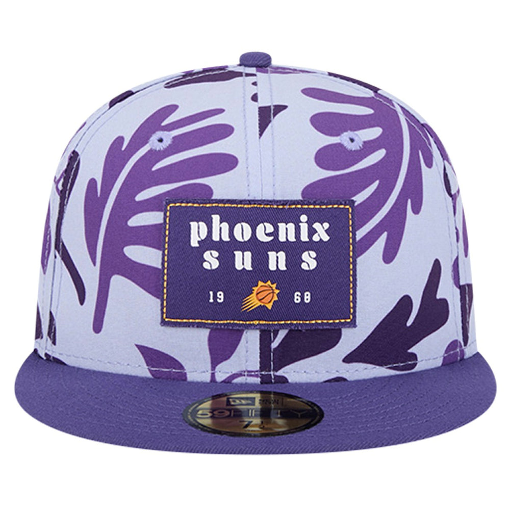 Phoenix Suns Palm Fronds 2-Tone 59FIFTY Fitted Hat Purple - New Era