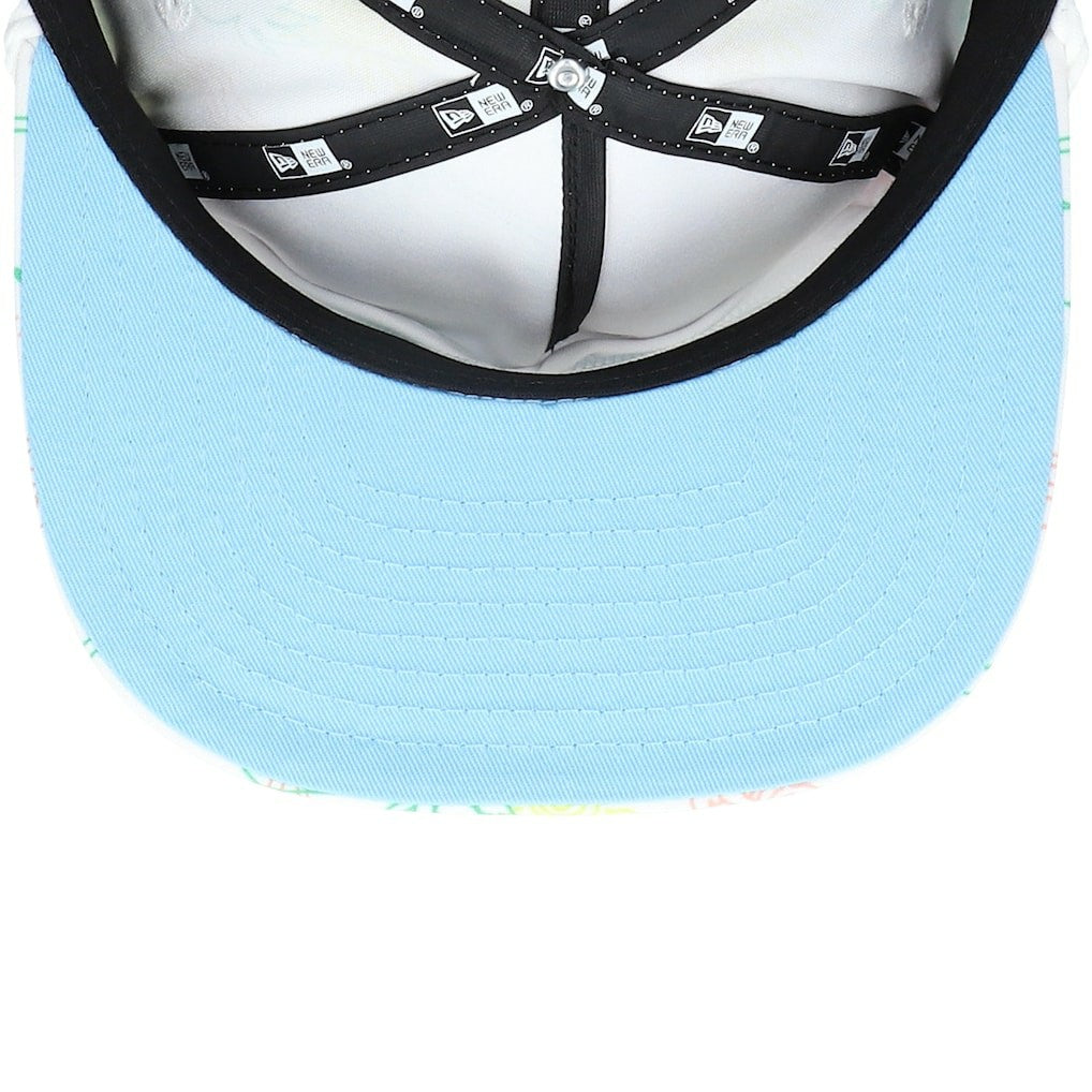 Dallas Mavericks Palm Trees and Waves Golfer Adjustable Hat White - New Era
