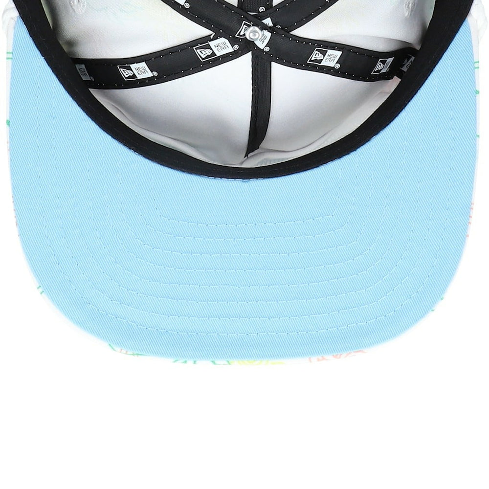 Dallas Mavericks Palm Trees and Waves Golfer Adjustable Hat White - New Era