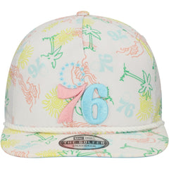 Philadelphia 76ers Palm Trees and Waves Golfer Adjustable Hat White - New Era outlet