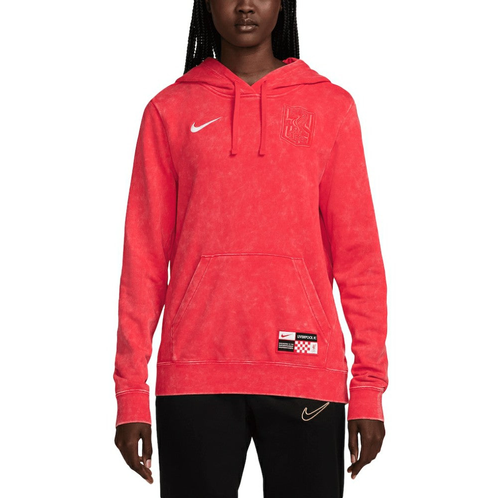Liverpool Women's 2024/25 Third Club Fleece Pullover Hoodie Red - Nike cheap