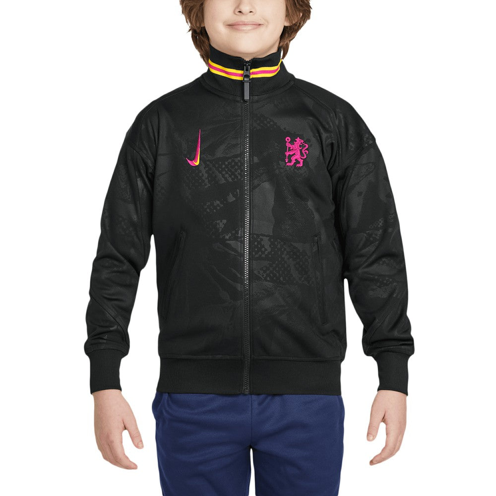 Chelsea Youth 2024/25 Third Academy Pro Anthem Full Zip Jacket  Black - Nike