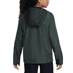 Liverpool Youth Amplify Windrunner Anorak Half-Zip Hoodie Jacket Black - Nike for sale
