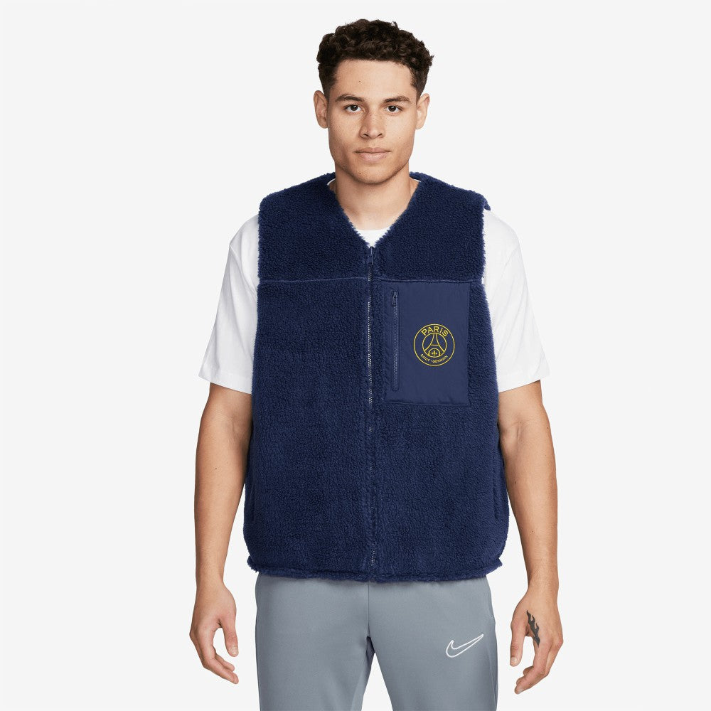 Paris Saint-Germain Club+ Winterized Reversible Full-Zip Vest Navy - Nike sale