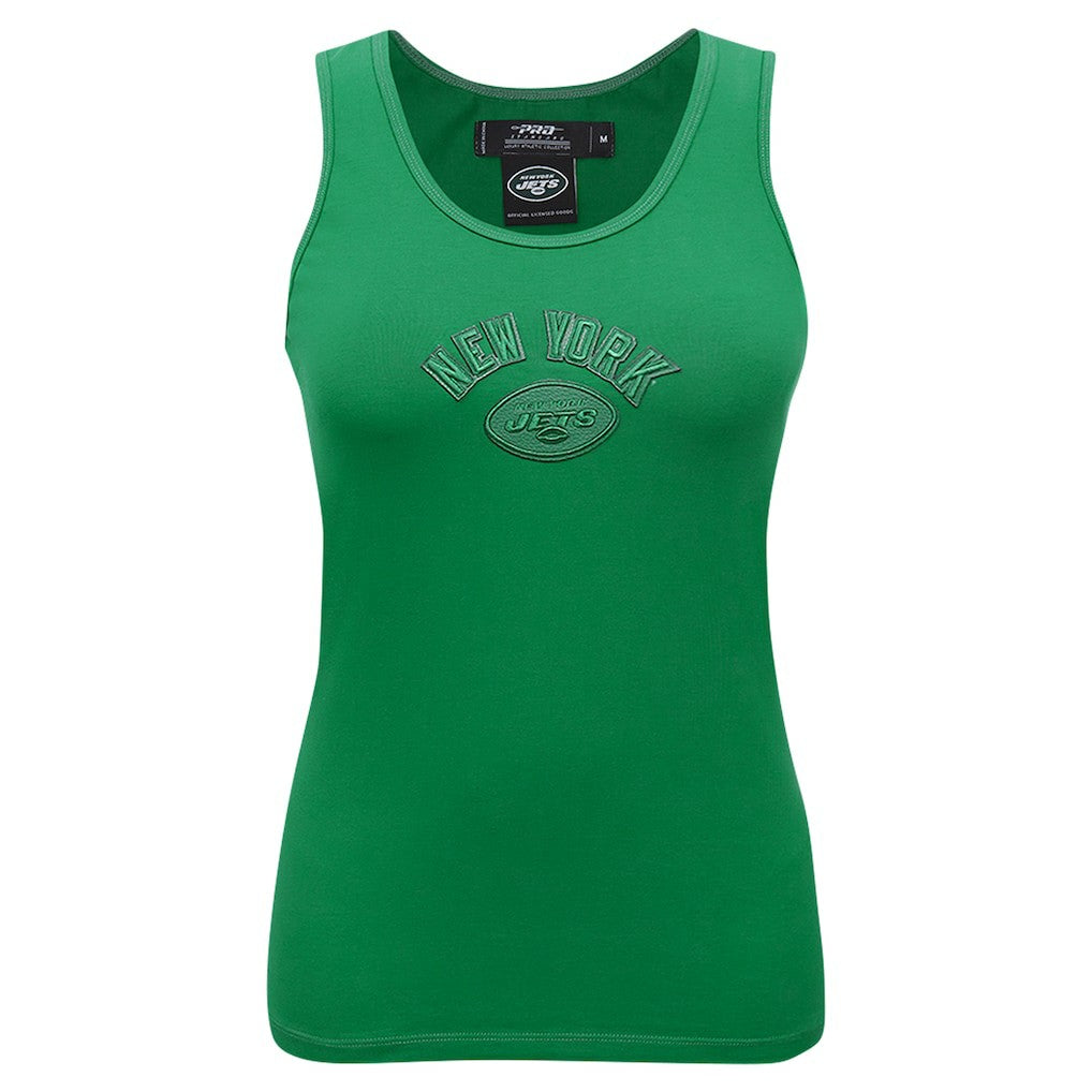 New York Jets Pro Standard Women's Triple Tonal Racerback Tank Top - Kelly Green Tops