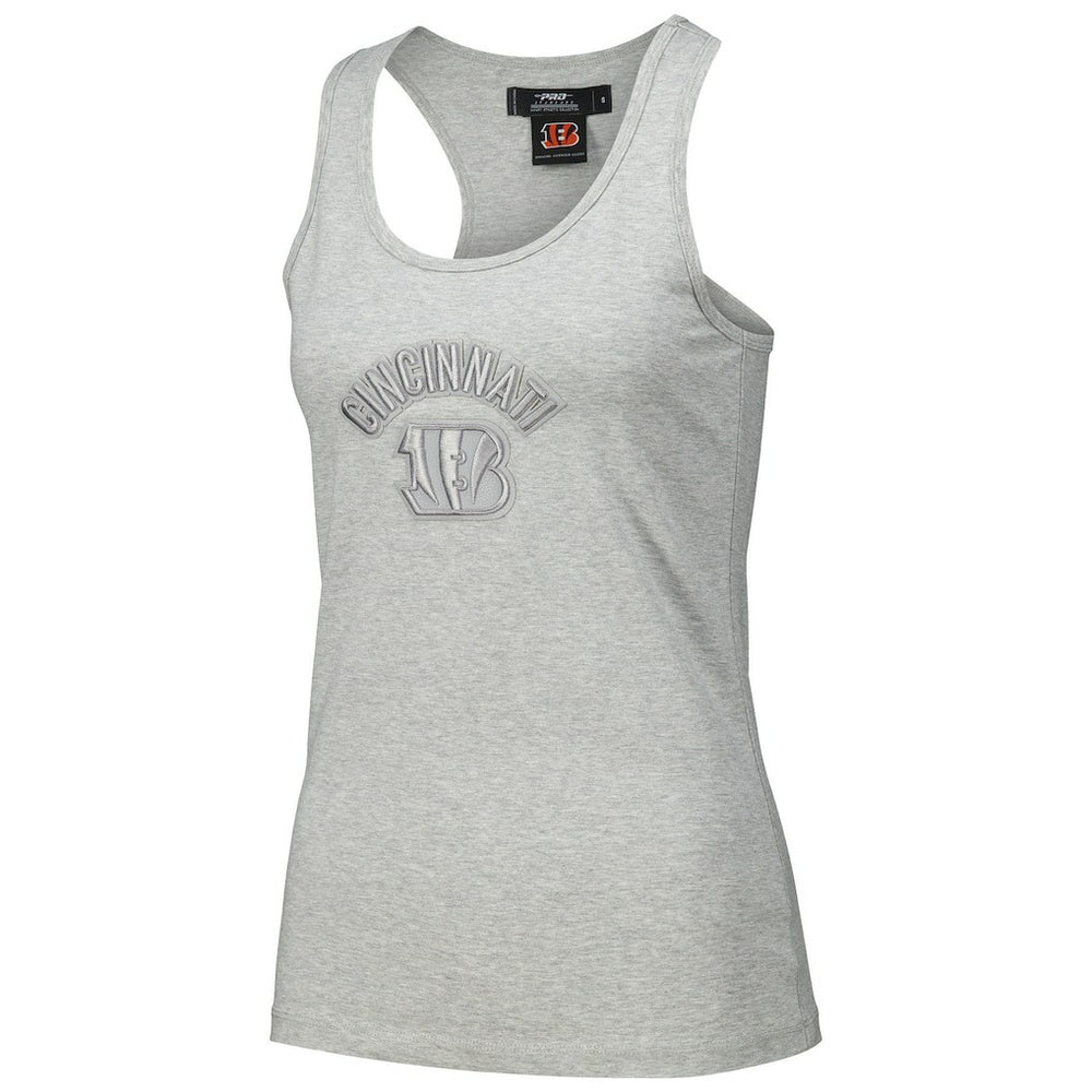 Cincinnati Bengals Pro Standard Women's Triple Tonal Racerback Tank Top - Gray Tops