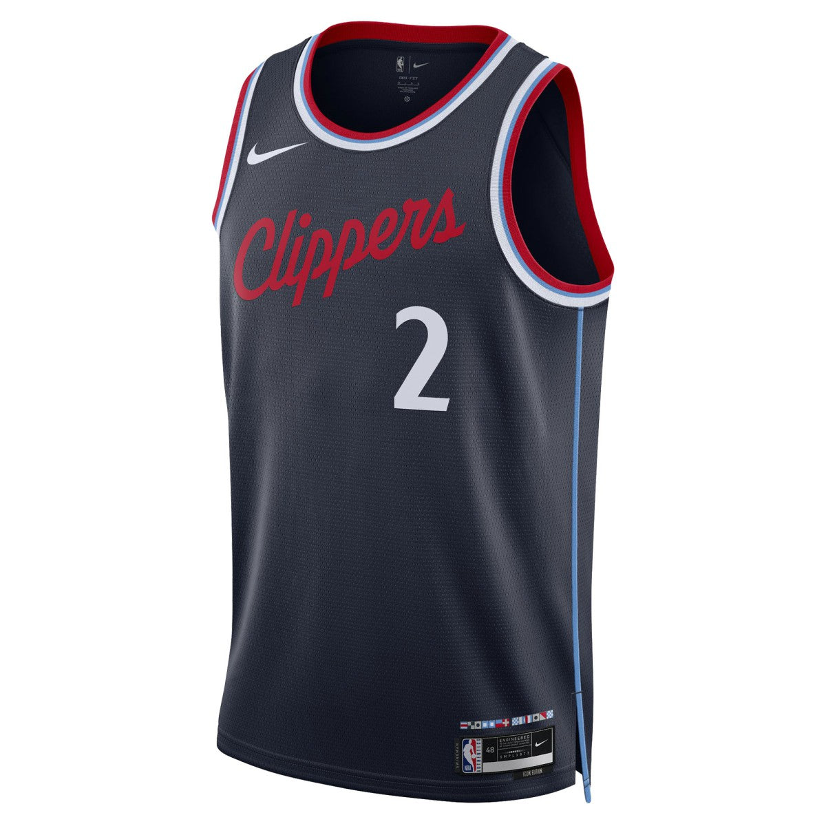 Kawhi Leonard LA Clippers Unisex 2024/25 Swingman Jersey Navy Icon Edition - Nike