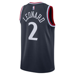 Kawhi Leonard LA Clippers Unisex 2024/25 Swingman Jersey Navy Icon Edition - Nike