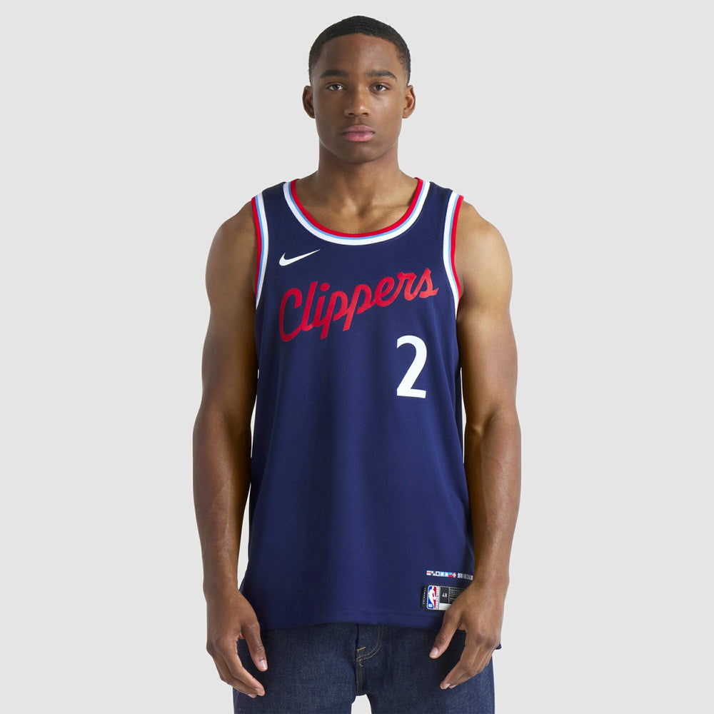 Kawhi Leonard LA Clippers Unisex 2024/25 Swingman Jersey Navy Icon Edition - Nike