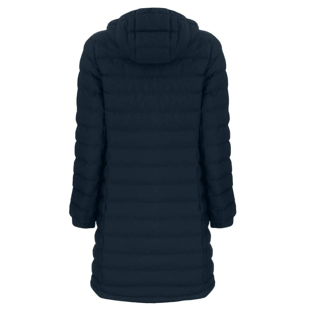 Chicago Bears Cutter & Buck Women's Mission Ridge Repreve Eco Insulated Long Full-Zip Puffer Jacket - Navy Jackets