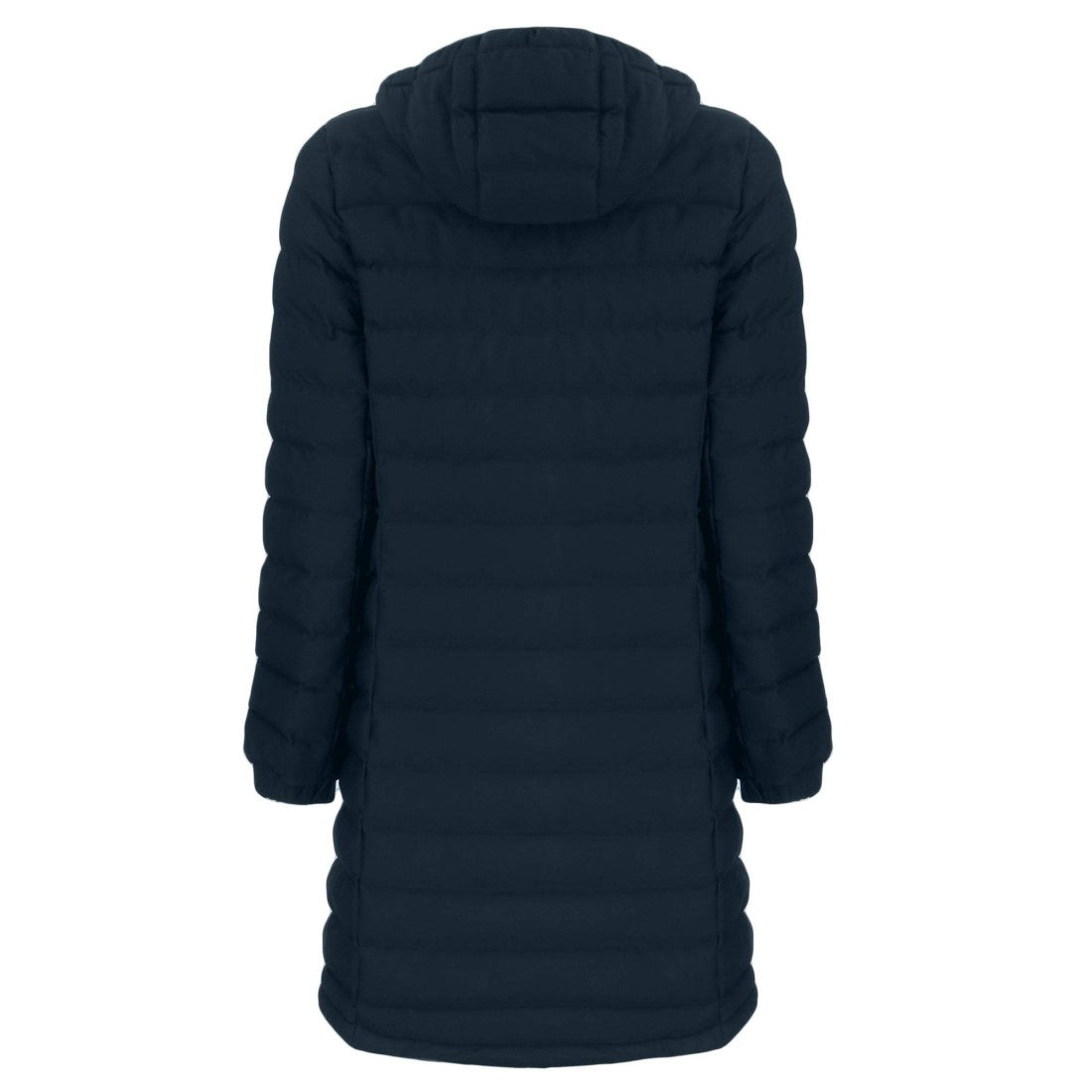 Denver Broncos Cutter & Buck Women's Mission Ridge Repreve Eco Insulated Long Full-Zip Puffer Jacket - Navy Jackets