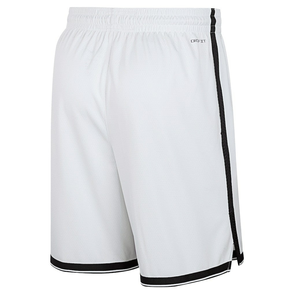 Brooklyn Nets 2024/25 Association Edition Swingman Shorts White - Nike