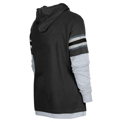 Las Vegas Raiders New Era Twofer Long Sleeve Hooded T-Shirt - Black T-shirts