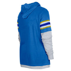 Los Angeles Rams New Era Twofer Long Sleeve Hooded T-Shirt - Royal T-shirts