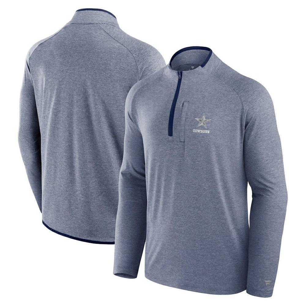 Dallas Cowboys Unisex Front Office Performance Primary Quarter-Zip Jacket - Navy Jackets