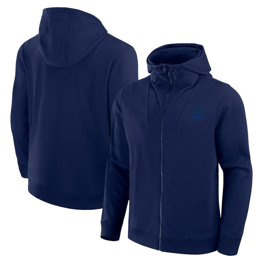 Dallas Cowboys Unisex Front Office Full-Zip Hoodie - Navy Hoodies