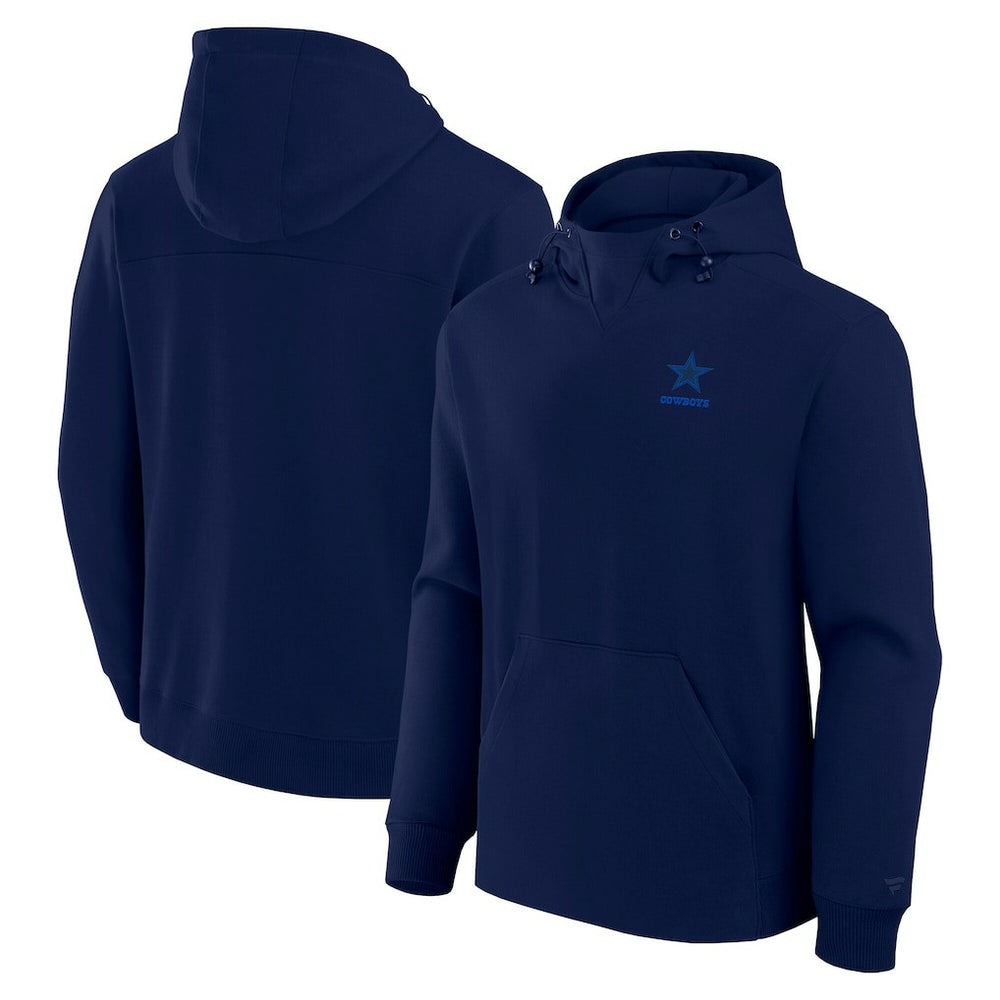 Dallas Cowboys Unisex Front Office Tonal Tri-Blend Pullover Hoodie - Navy Hoodies
