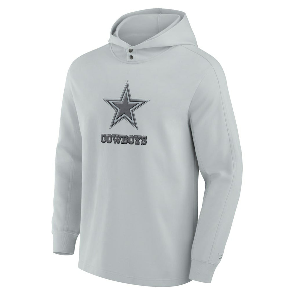 Dallas Cowboys Elements Blaze Tri-Blend Long Sleeve Hoodie T-Shirt - Gray Hoodies