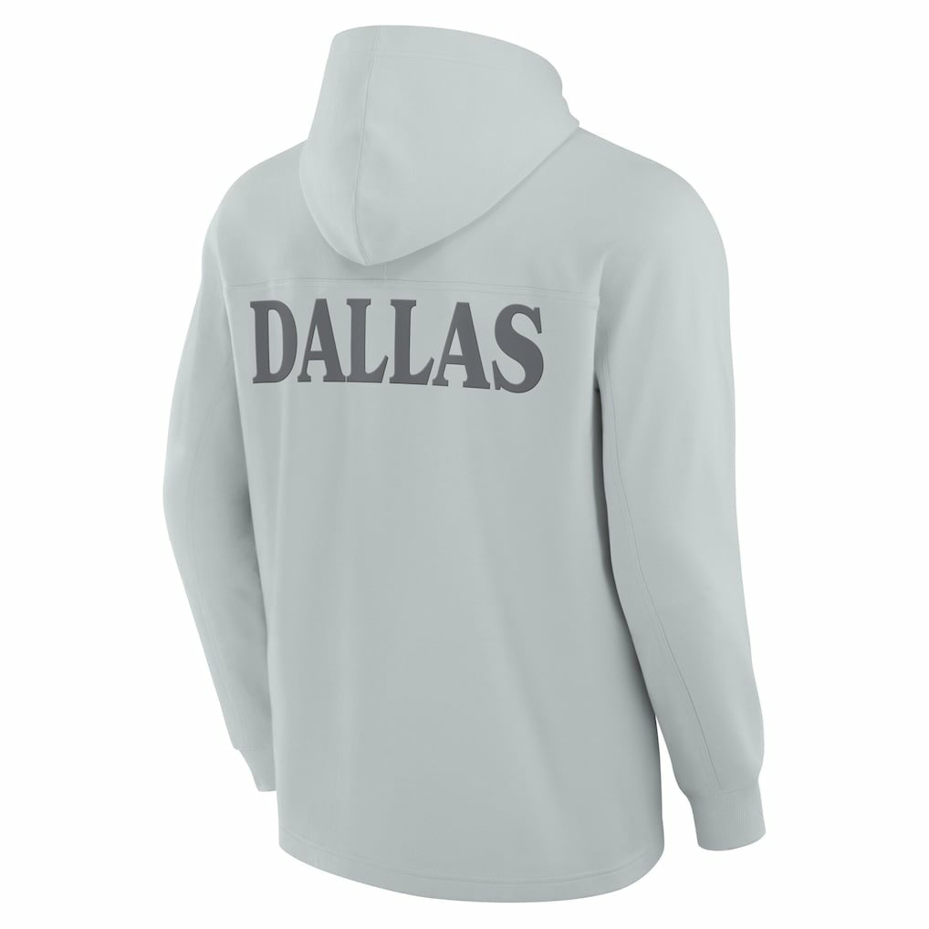 Dallas Cowboys Elements Blaze Tri-Blend Long Sleeve Hoodie T-Shirt - Gray Hoodies