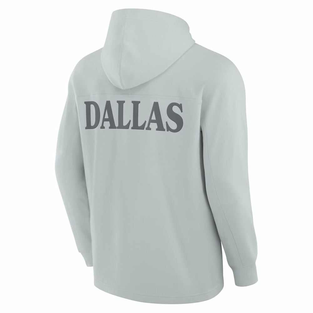 Dallas Cowboys Elements Blaze Tri-Blend Long Sleeve Hoodie T-Shirt - Gray Hoodies