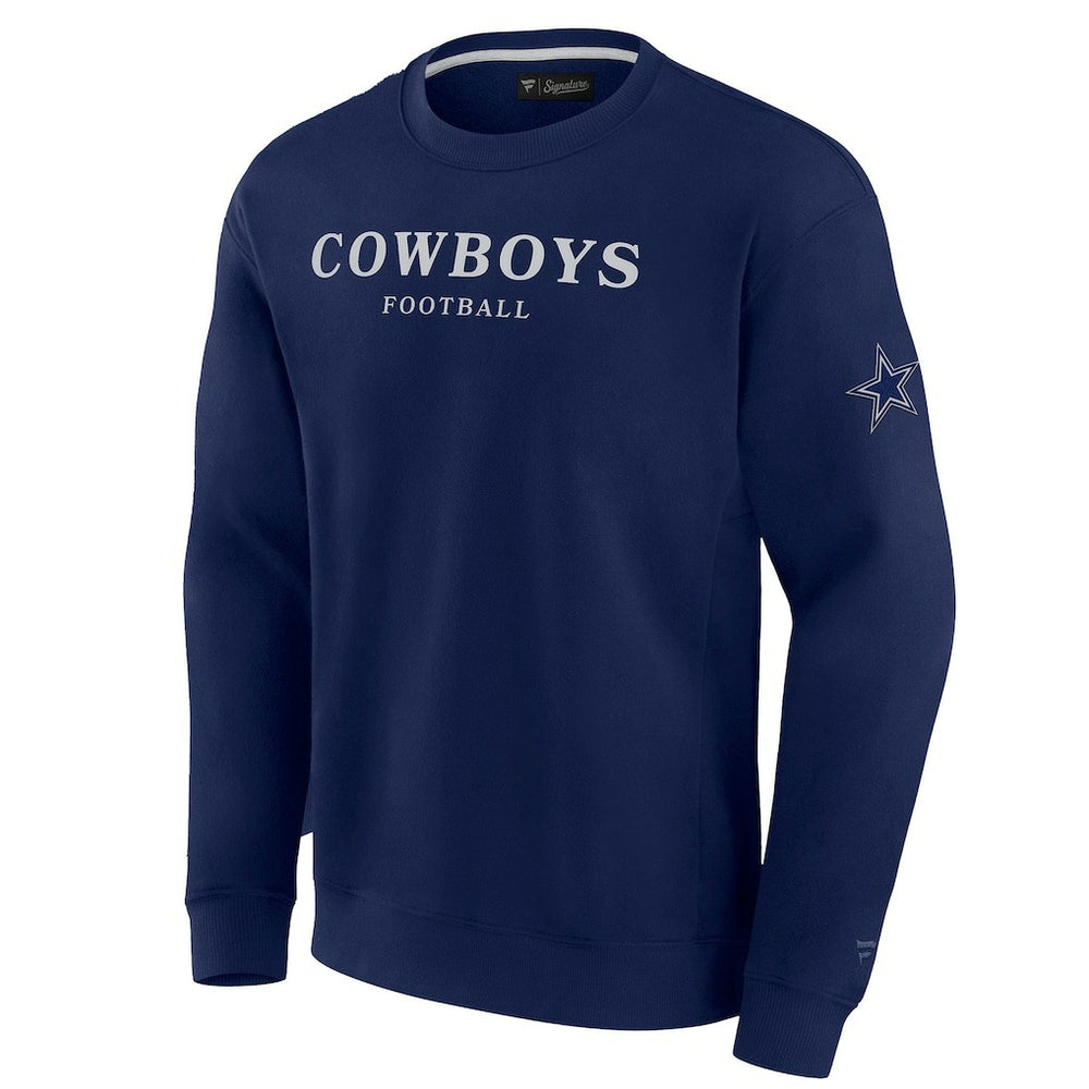 Dallas Cowboys Unisex Elements Unlimited Fleece Pullover Sweatshirt - Navy Pullover