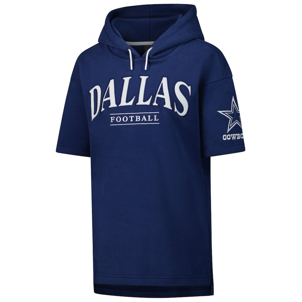 Dallas Cowboys Unisex Elements Ready Short Sleeve Pullover Hoodie - Navy Hoodies