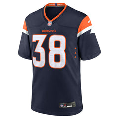 Jaleel McLaughlin Denver Broncos Alternate Game Jersey - Navy Jerseys