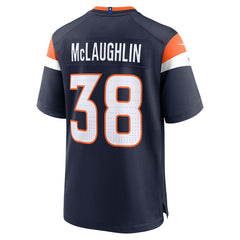 Jaleel McLaughlin Denver Broncos Alternate Game Jersey - Navy Jerseys