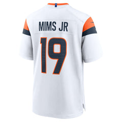 Marvin Mims Jr Denver Broncos Game Jersey - White Jerseys