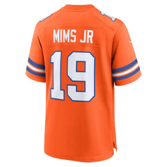 Marvin Mims Jr Denver Broncos Mile High Collection 1977 Throwback Player Game Jersey - Orange Jerseys