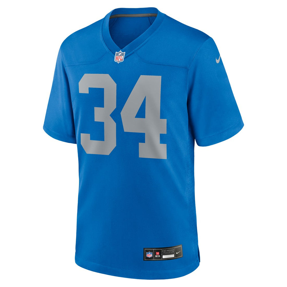 Alex Anzalone Detroit Lions Alternate Game Jersey - Blue Jerseys
