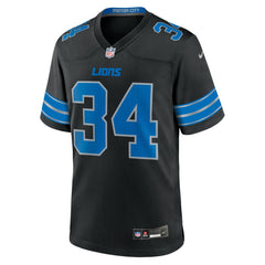 Alex Anzalone Detroit Lions 2nd Alternate Game Jersey - Black Jerseys