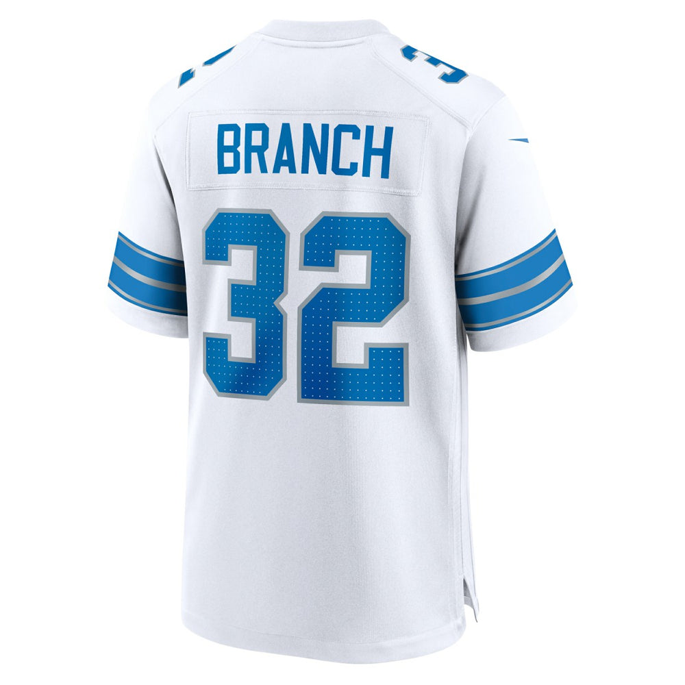 Brian Branch Detroit Lions White Game Jersey - White Jerseys