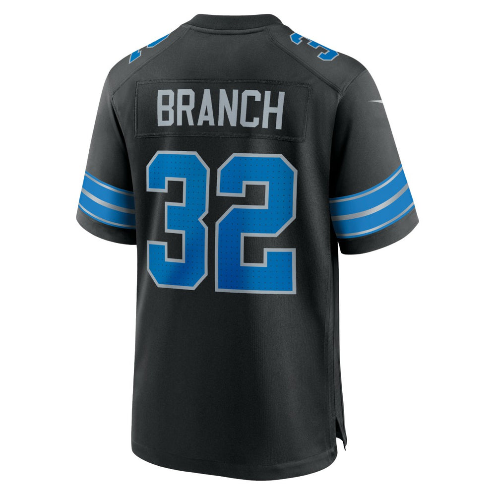 Brian Branch Detroit Lions Alternate Game Jersey - Black Jerseys