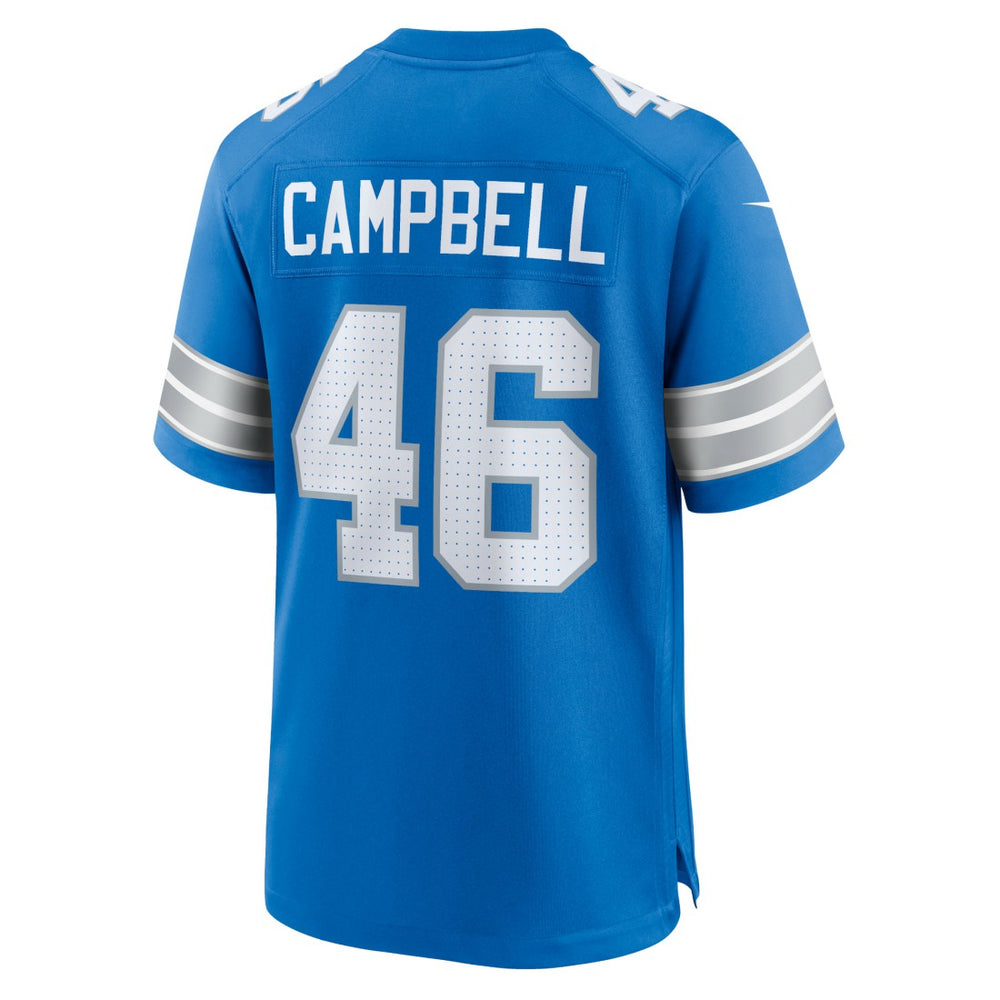 Jack Campbell Detroit Lions Game Jersey - Blue Jerseys