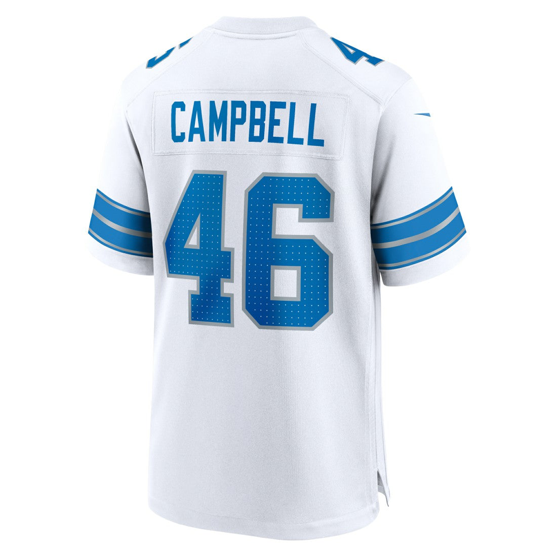 Jack Campbell Detroit Lions White Game Jersey - White Jerseys