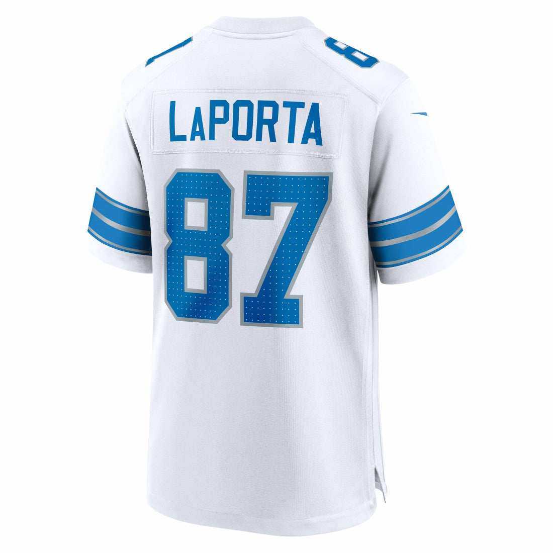 Sam LaPorta Detroit Lions White Game Jersey - White Jerseys