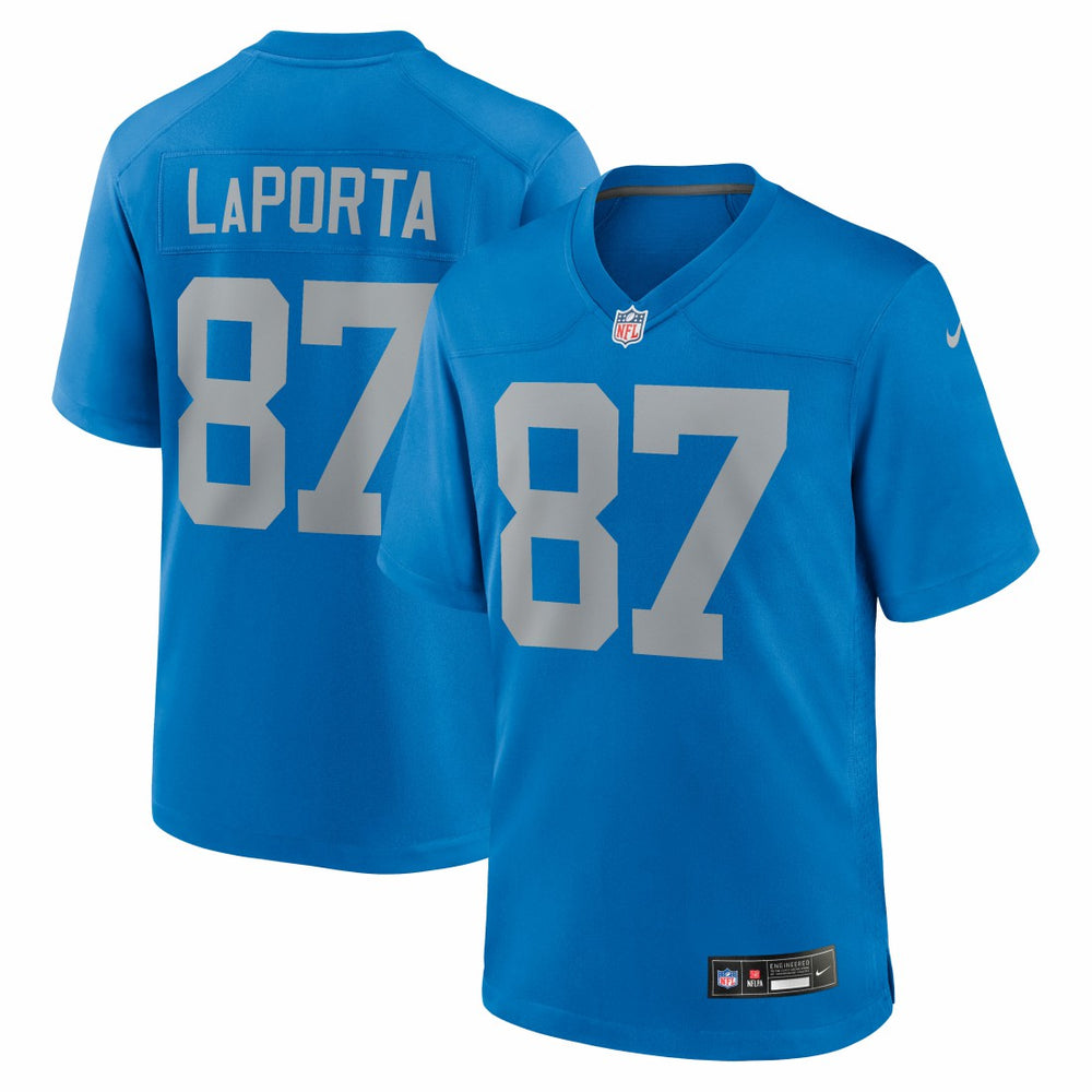 Sam LaPorta Detroit Lions Alternate Game Jersey - Blue Jerseys