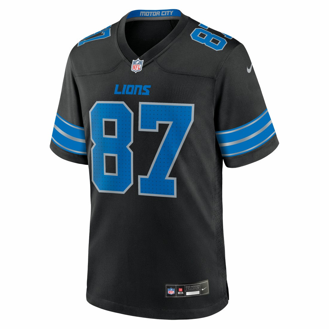 Sam LaPorta Detroit Lions 2nd Alternate Game Jersey - Black Jerseys