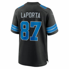 Sam LaPorta Detroit Lions 2nd Alternate Game Jersey - Black Jerseys