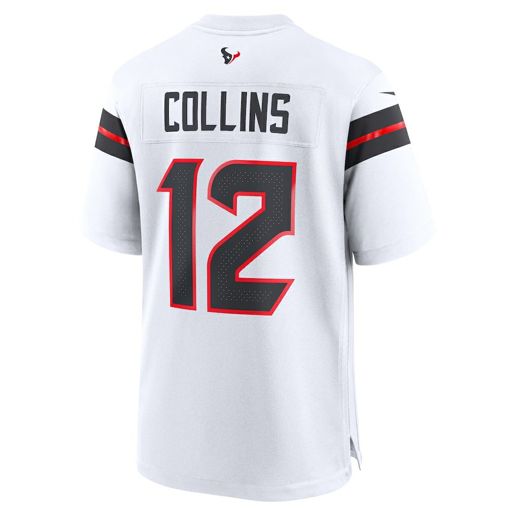 Nico Collins Houston Texans Game Jersey - White Jerseys