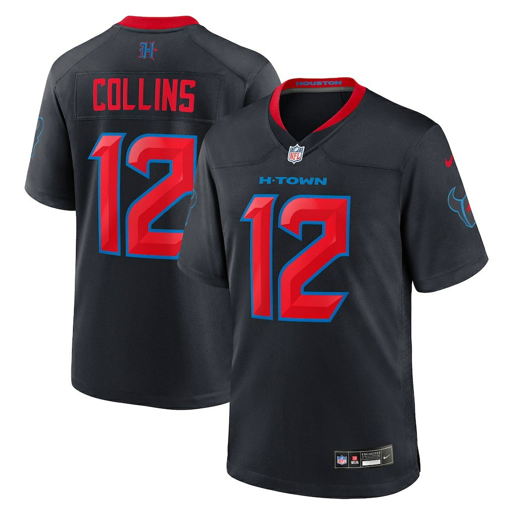 Nico Collins Houston Texans 2nd Alternate Game Jersey - Navy Jerseys